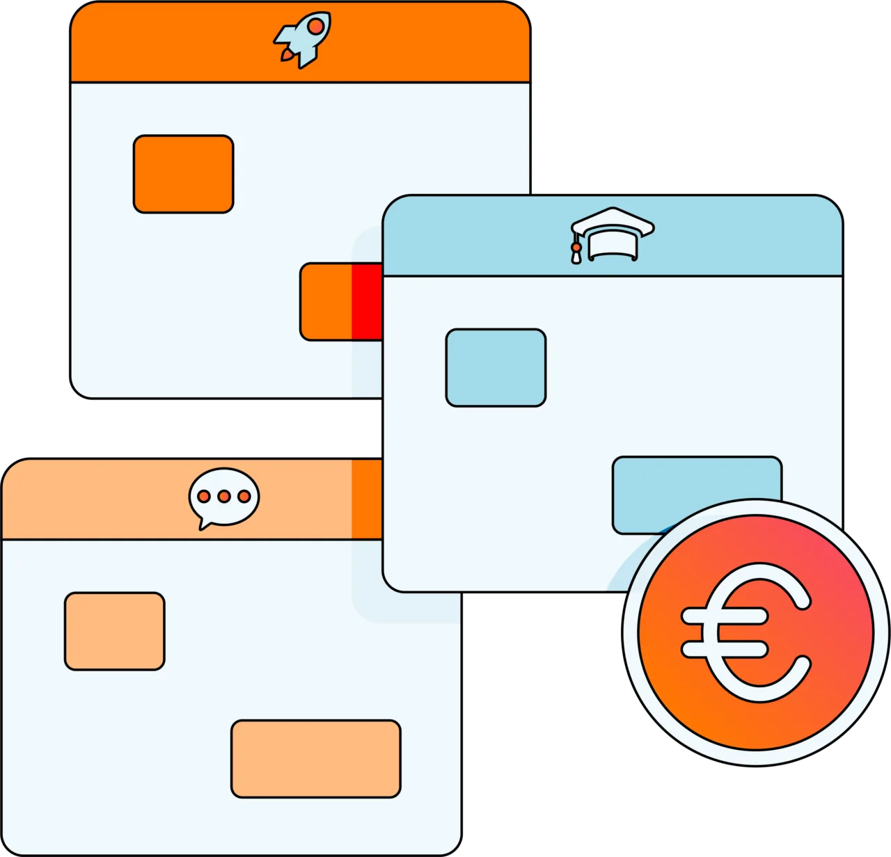 WELDER website illustraties 2025 Betaal per module